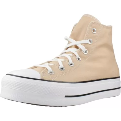 CONVERSE Zapatilla Beige Chuck Taylor All Star Lift Platform Taupe/Cream