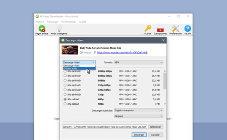 4K Video Downloader: esta app para Windows, macOS y Linux permite descargar vídeos, subtítulos y hasta canales enteros de YouTube