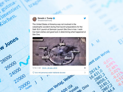 Los días que Trump es más activo en Twitter cae la bolsa, y en los que publica pocos tweets sube