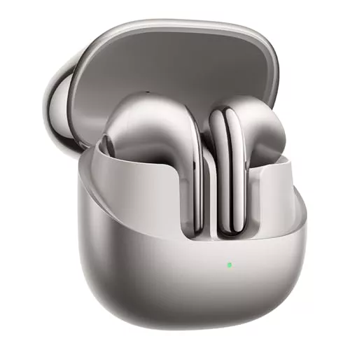 Xiaomi Buds 5 – Auriculares inalámbricos, cancelación Activa de Ruido, Harman Audio EFX, Hi-Res, diseño ergonómico, hasta 30 Horas de batería, Gris (Versión ES)