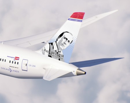 Paco de Lucía y Joan Miró protagonistas de cuatro aviones de Norwegian
