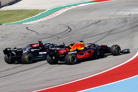 Verstappen Hamilton Austin F1 2021