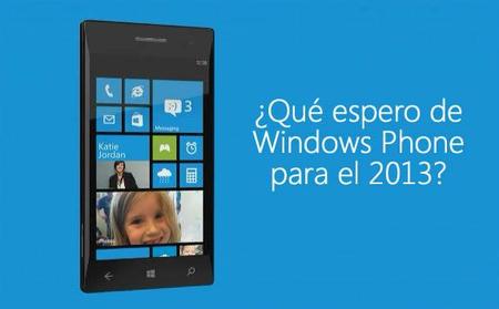 Qué espero de Windows Phone para el 2013