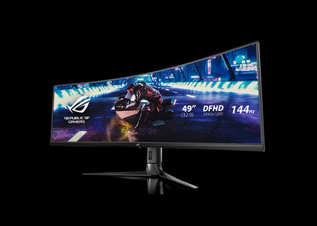 Asus se apunta a las grandes diagonales con el ROG Strix XG49VQ: 49 pulgadas, HDR y pantalla curva para mayor inmersión