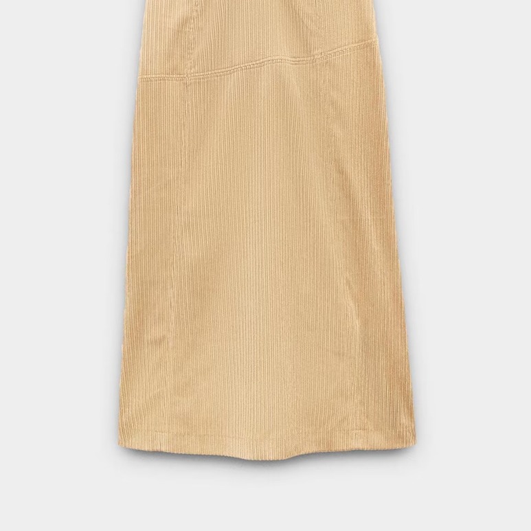 Falda midi de pana de Parfois

