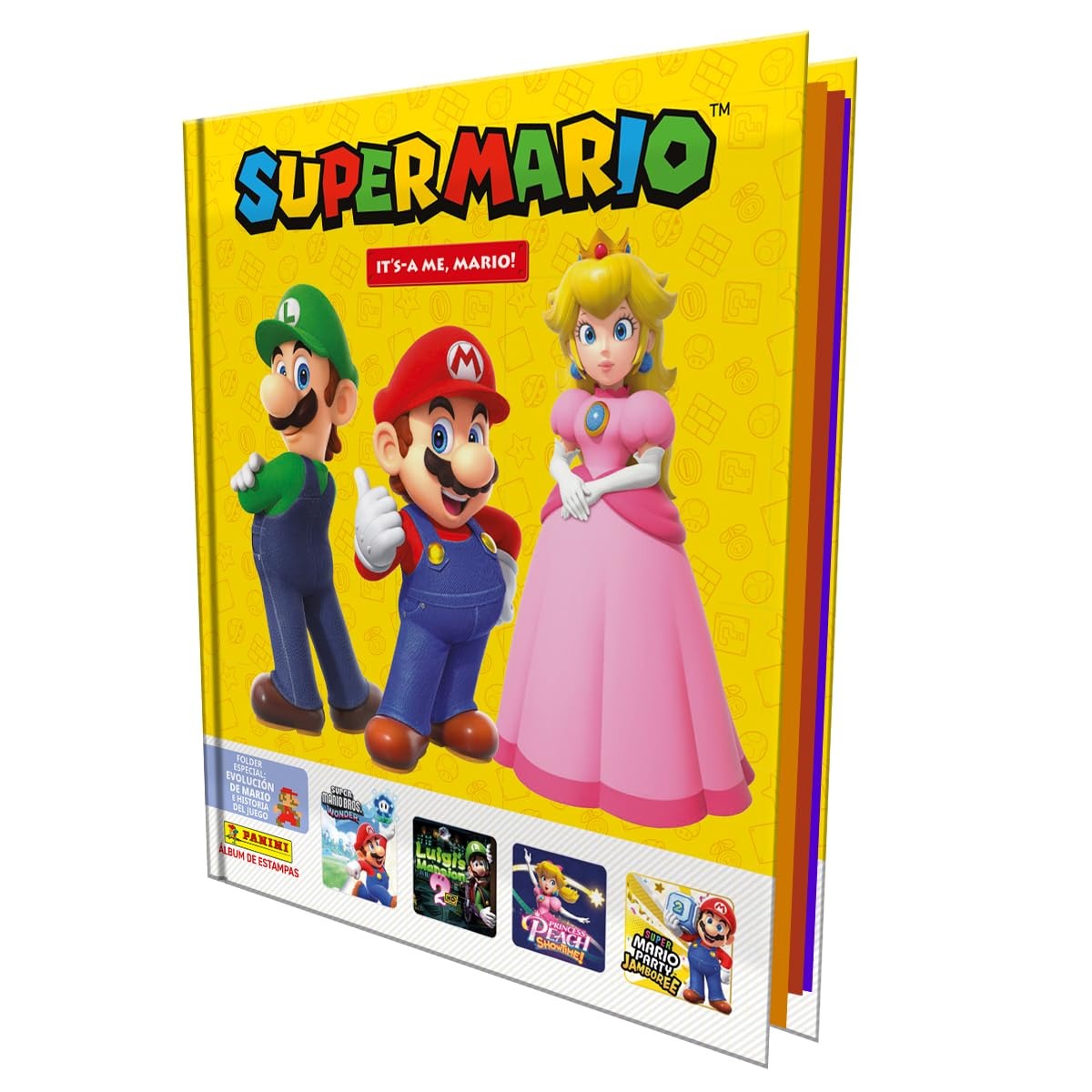 Editorial Panini México - Super Mario Bros 2025 - Album Pasta Dura