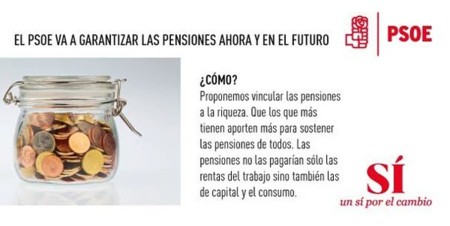 Mantener las pensiones con más impuestos como propone el PSOE, ¿Buena idea?