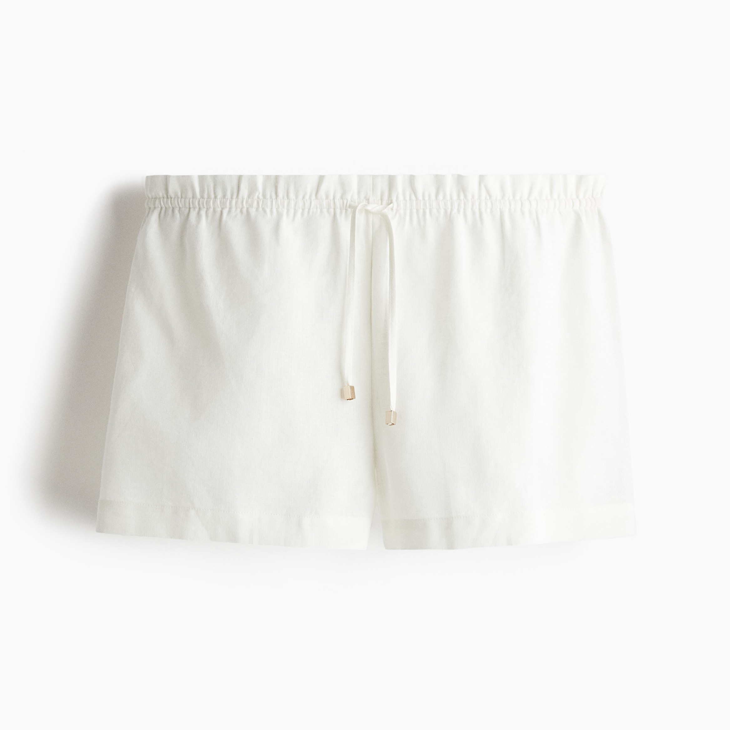 Pantalón corto en mezcla de lino