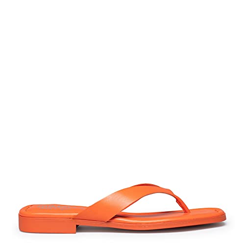 Flip Flop Sandalias de Dedo Planas Naranjas miMaO Ocean
