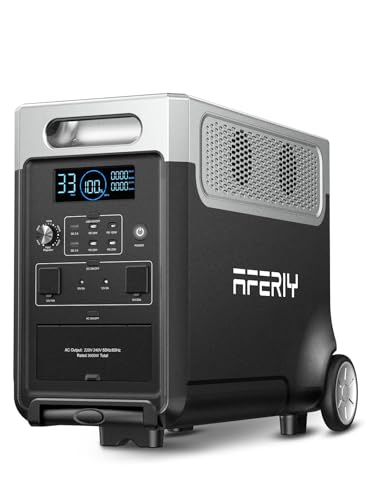 AFERIY Generador Eléctrico Portátil 3600W 3840Wh
