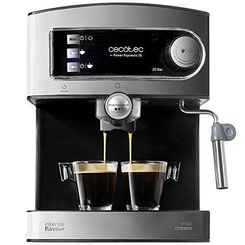 Cecotec Cafetera Express Manual Power Espresso 20. 850 W, Presión 20 Bares