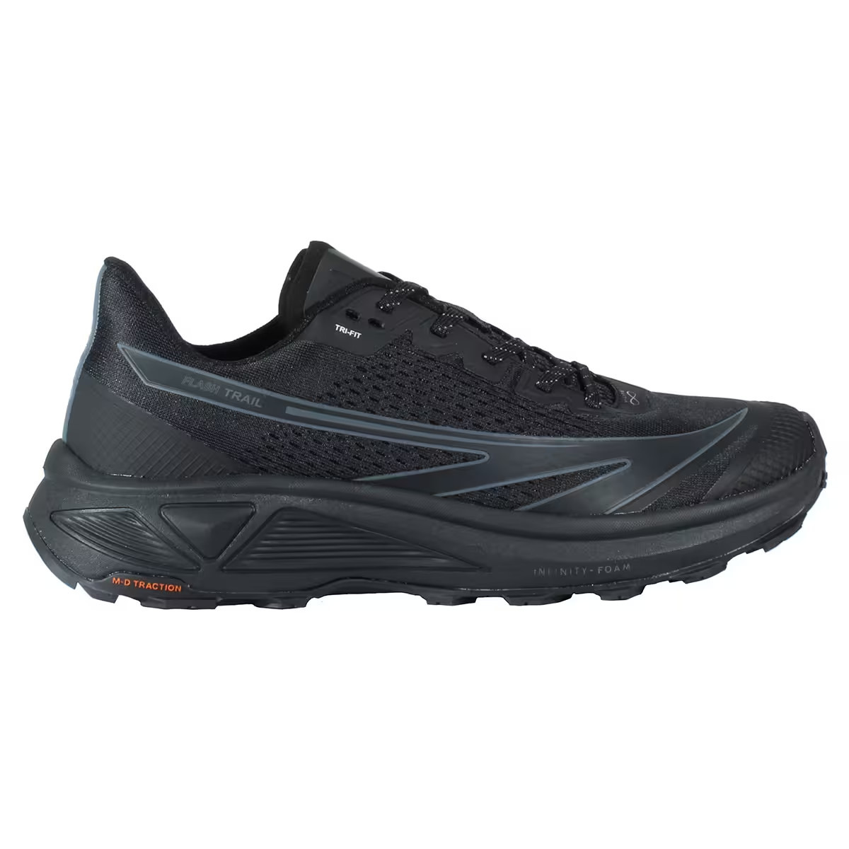 Zapatilla de Senderismo para Hombre Hi-Tec FLASH TRAIL Low Negro Transpirable
