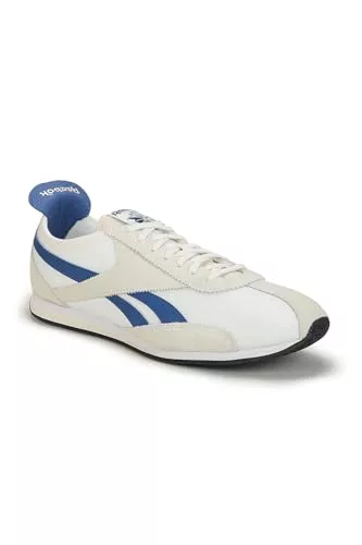 Reebok Zapatillas Unisex R400, Chalk Chalk Twilight Blue, 41 EU