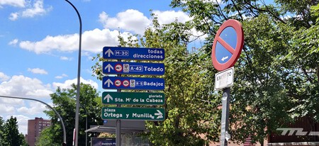 Señalización ZBE de Plaza Elíptica de Madrid
