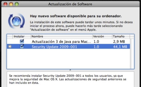 Actualización de seguridad 2009-001