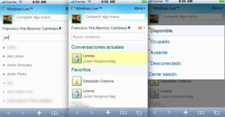 Windows Live Messenger estrena nuevo cliente web para móviles, basado en HTML5