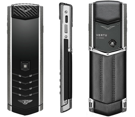 Vertu Signature for Bentley es un teléfono de 20.000 euros, y ya puedes reservarlo