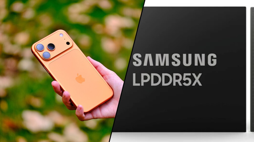 Samsung se colará en los próximos smartphones de Apple... una vez más. La memoria RAM LPDDR5X será clave en los iPhone 18