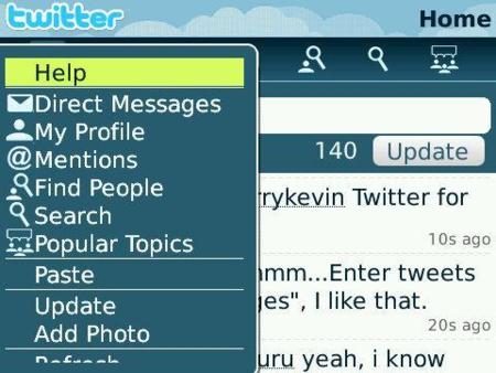 Twitter para BlackBerry retrasada de forma indefinida