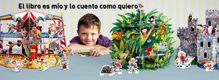 Colección de libros desplegables en 3-D