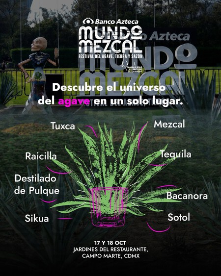 Mezcal, comida típica y cultura: así será Mundo Mezcal, el festival en CDMX con Tamaulipas como estado invitado