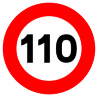 Las multas de tráfico caen el primer mes a 110 km/h