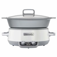 Por 109 euros podemos hacernos con la olla de cocción lenta Crock-Pot Duraceramic CSC027X gracias a Amazon 