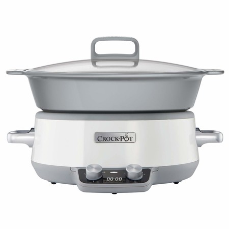 Por 109 euros podemos hacernos con la olla de cocción lenta Crock-Pot Duraceramic CSC027X gracias a Amazon