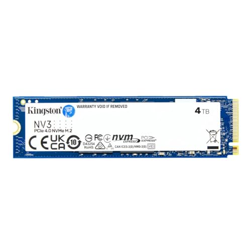 Kingston NV3 NVMe PCIe 4.0 SSD Interno 4TB 