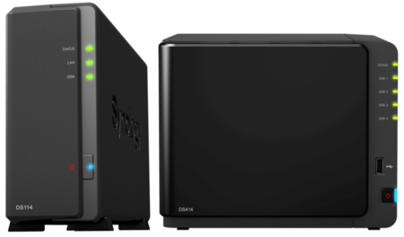 Synology renueva su gama de NAS con los DiskStation DS414 y DS114