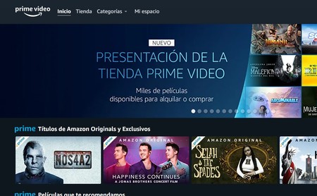 Amazon Prime Video habilita el alquiler y la compra de películas y documentales en España
