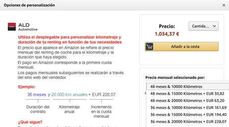 Pagar renting amazon