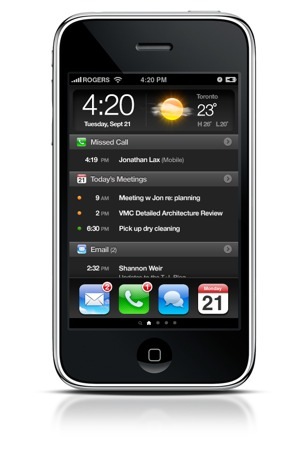 Imagen de la semana: una pantalla de inicio diferente para el iPhone