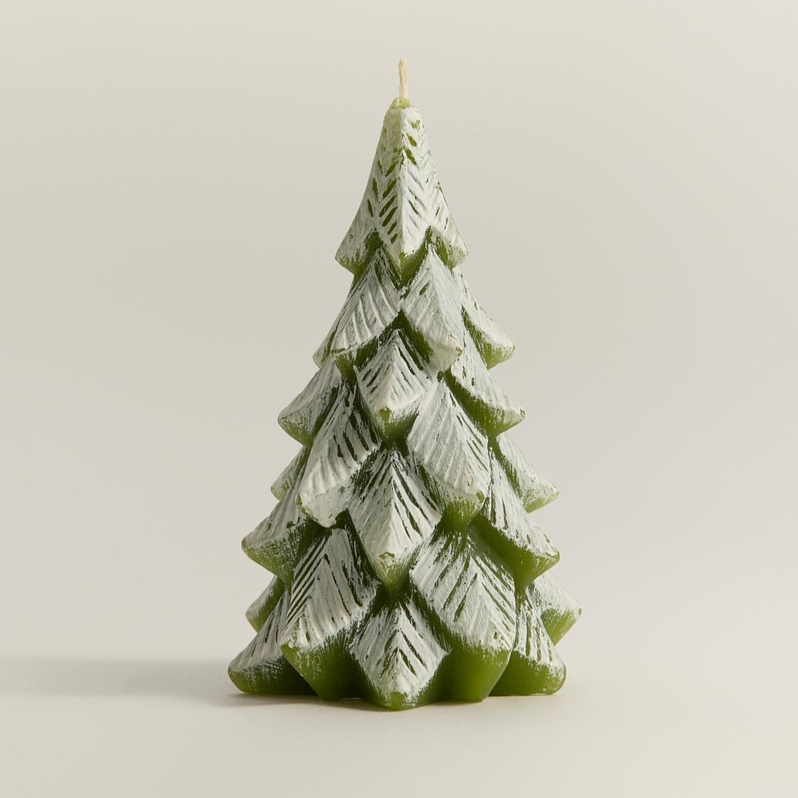 Vela con forma de árbol de Navidad