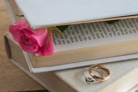 Book Ring Love Rose Romantic Pink 1285477 Pxhere Com
