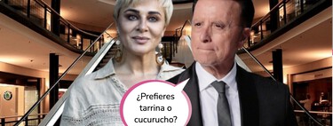 La cita "romántica" de Ortega Cano y Ana María Aldón: comen helado en un centro comercial acompañados por la asistenta