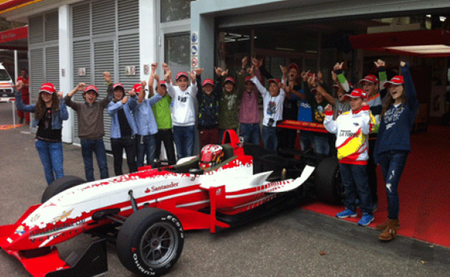 Moisés Soriano realiza una prueba en Fiorano con la Ferrari Driver Academy