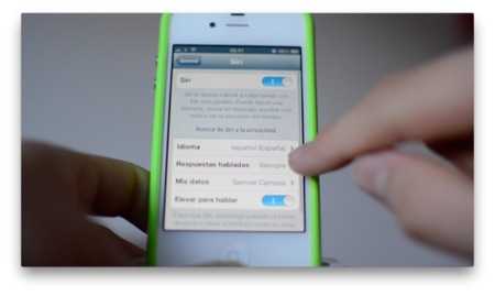 Screencast: así funciona Siri en Español