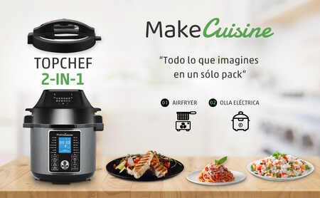 Robot de cocina, olla de cocción lenta y freidora de aire todo en uno: si tienes poco espacio la MakeCuisine es la solución