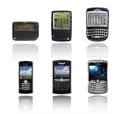Algunos De Los Dispositivos De Rim Blackberry