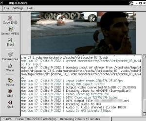 Pasar DVD a divx en Linux