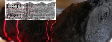 Después de dos mil años,  el contenido de un pergamino de Herculano carbonizado tras la erupción del monte Vesubio vuelve a leerse gracias a la IA 