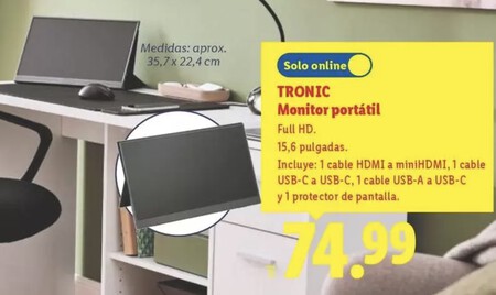 Monitor Folleto Lidl