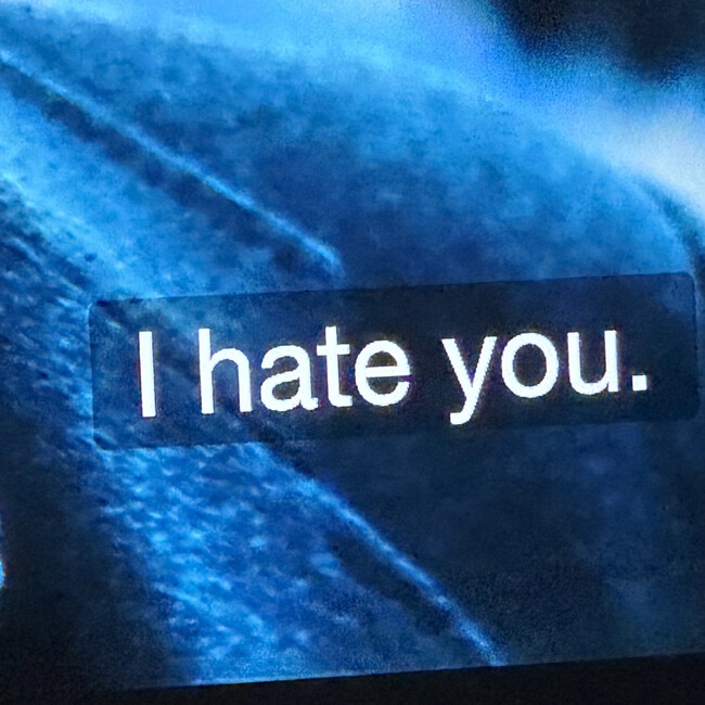 i hate you