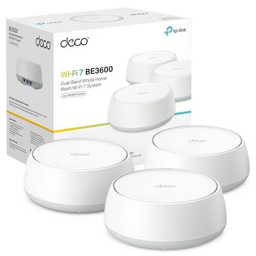 TP-Link Deco BE3600 (3-Pack) – Mesh Wi‑Fi 7 de Doble Banda