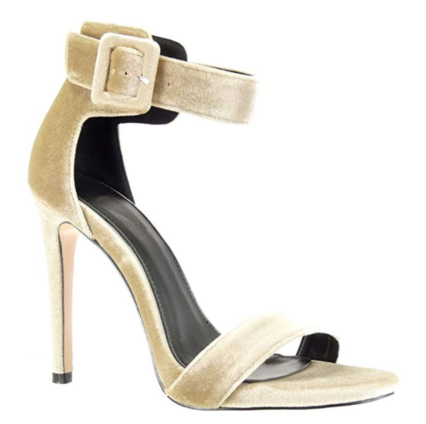 Sandalia de Fiesta Vizzano Negro con Brillos - Coqueterias Zapatos