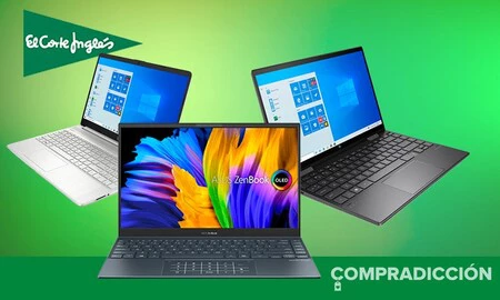 Equípate para el nuevo curso con estos portátiles en oferta en El Corte Inglés: modelos de ASUS, HP y Lenovo con descuentos de hasta un 25%