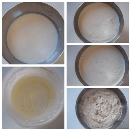 Helado de stracciatella paso a paso