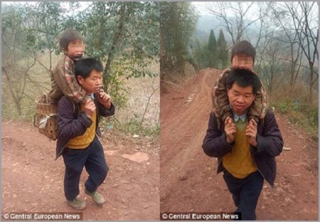 This Is Not Your Ordinary Father Son Piggyback 1