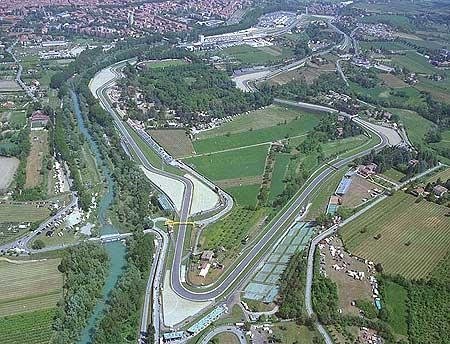 Circuito de imola desde el aire